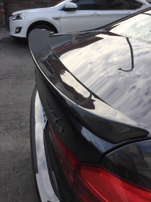 G30 3D style carbon rear spoiler 5