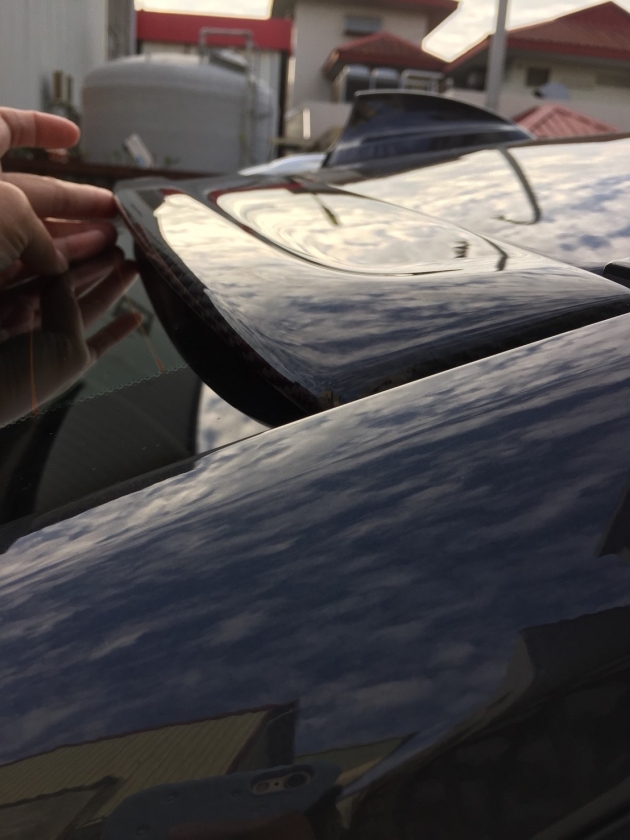 G30 3D style carbon roof spoiler 4