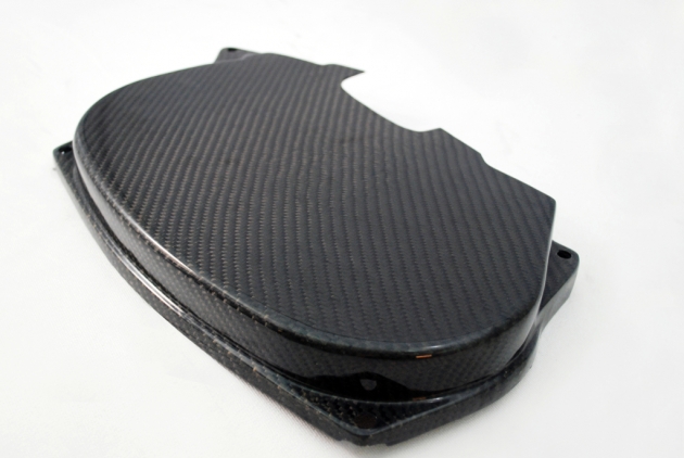 EVO 7-8 cam gear cover, carbon 1