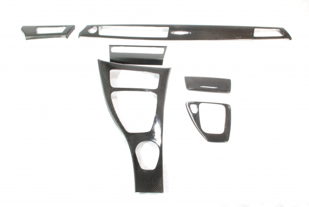 E92 interior dash kits(6 pcs),carbon-with i-drive 1