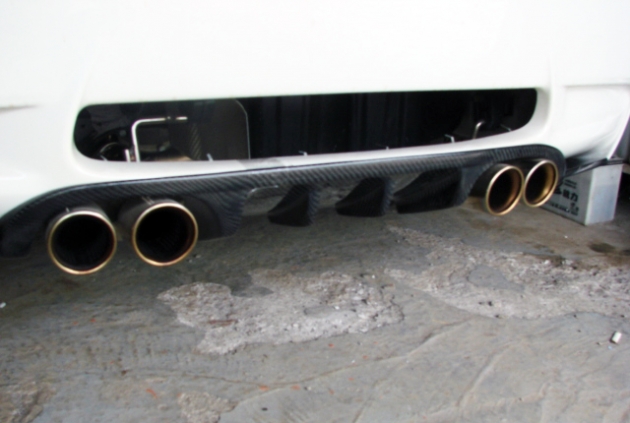 E92 M3 Hamann style rear diffuser,carbon 2