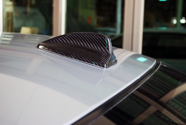 E90 shark fin cover,carbon 1