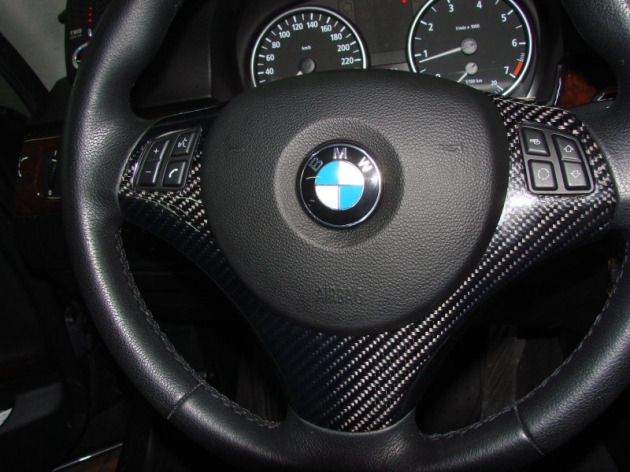 E90 steering wheel, carbon 1