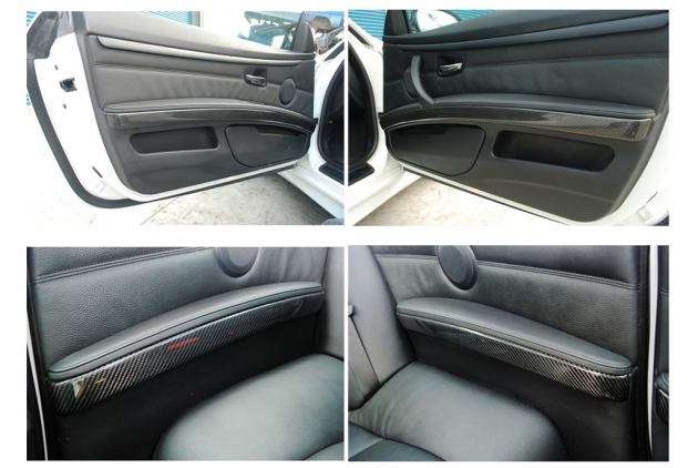 E92 interior dash kits(10 pcs),carbon 1