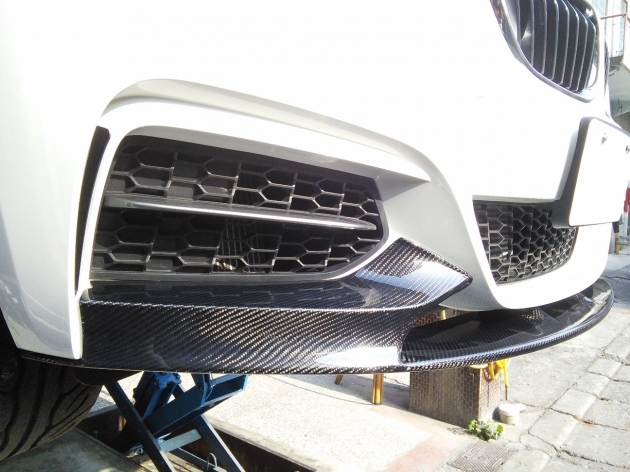 F22 Performance front lip for M Sport bumper, carbon 2