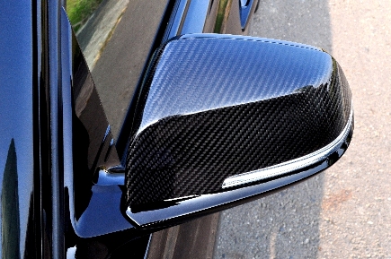 F30 side mirror cover, carbon 3