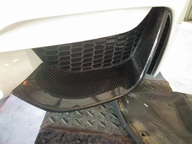 F80 M3 performance front splitter, carbon (by vacuum) 1