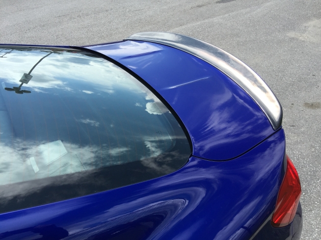 F82 M4 3D style rear spoiler, carbon 1