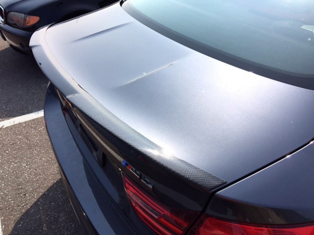 F82 M4 Performance style rear spoiler, carbon 1