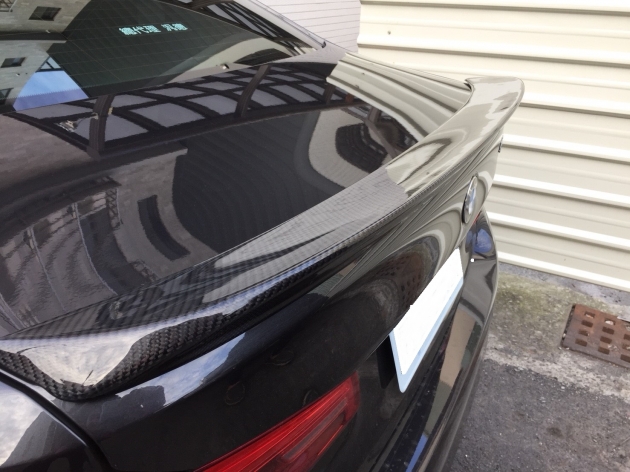 G30 3D style carbon rear spoiler 2