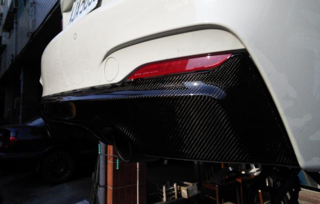 F22 Performance rear diffuser for M Sport bumper, carbon 3