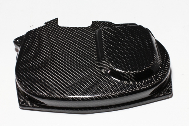 EVO 9 cam pulley cover, carbon 1