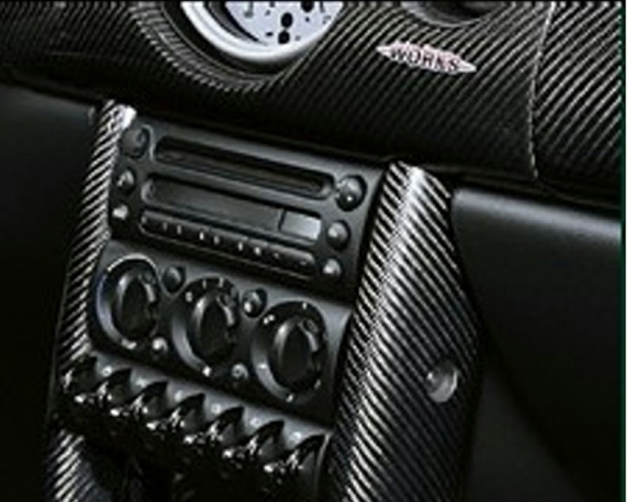 Mini Cooper R53 Carbon Console Post 2