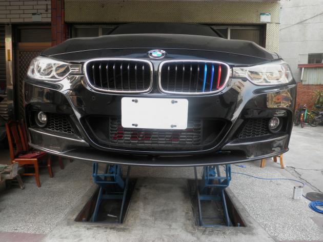 F30 Performance style front lip for M-T bumper 1