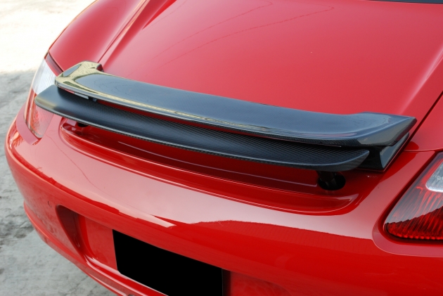 987 Cayman original style spoiler,carbon 2