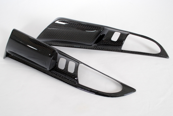 987 Cayman door handle trim, carbon