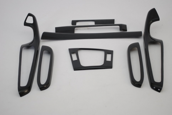 E46 2D interior dash kits,carbon(8 pcs)