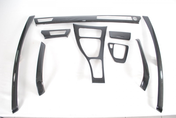 E90 interior dash kit 9 pcs without idrive