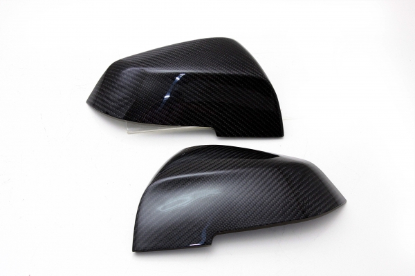 F30 side mirror cover, carbon