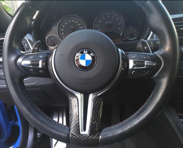 F82 M4 Carbon Steering wheel Cover